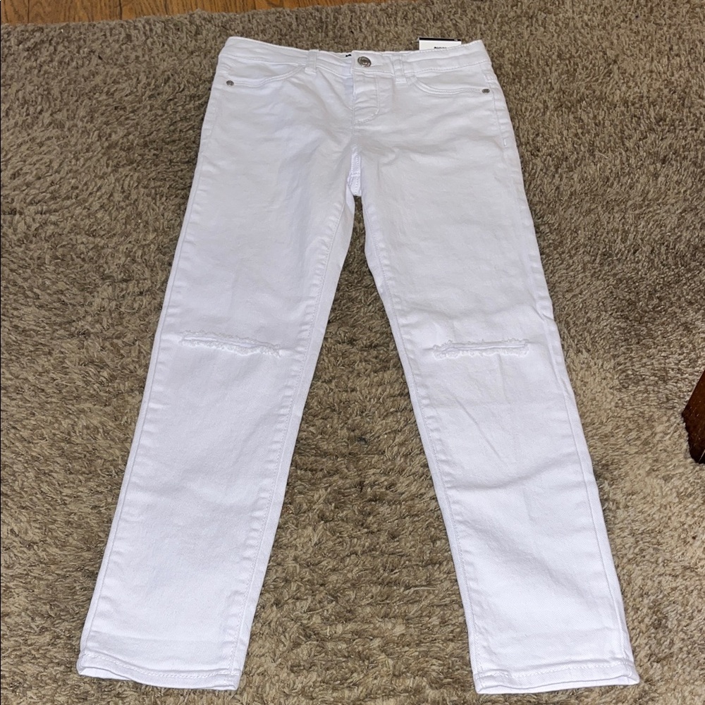 NWT Girls DKNY White Jeans size 10